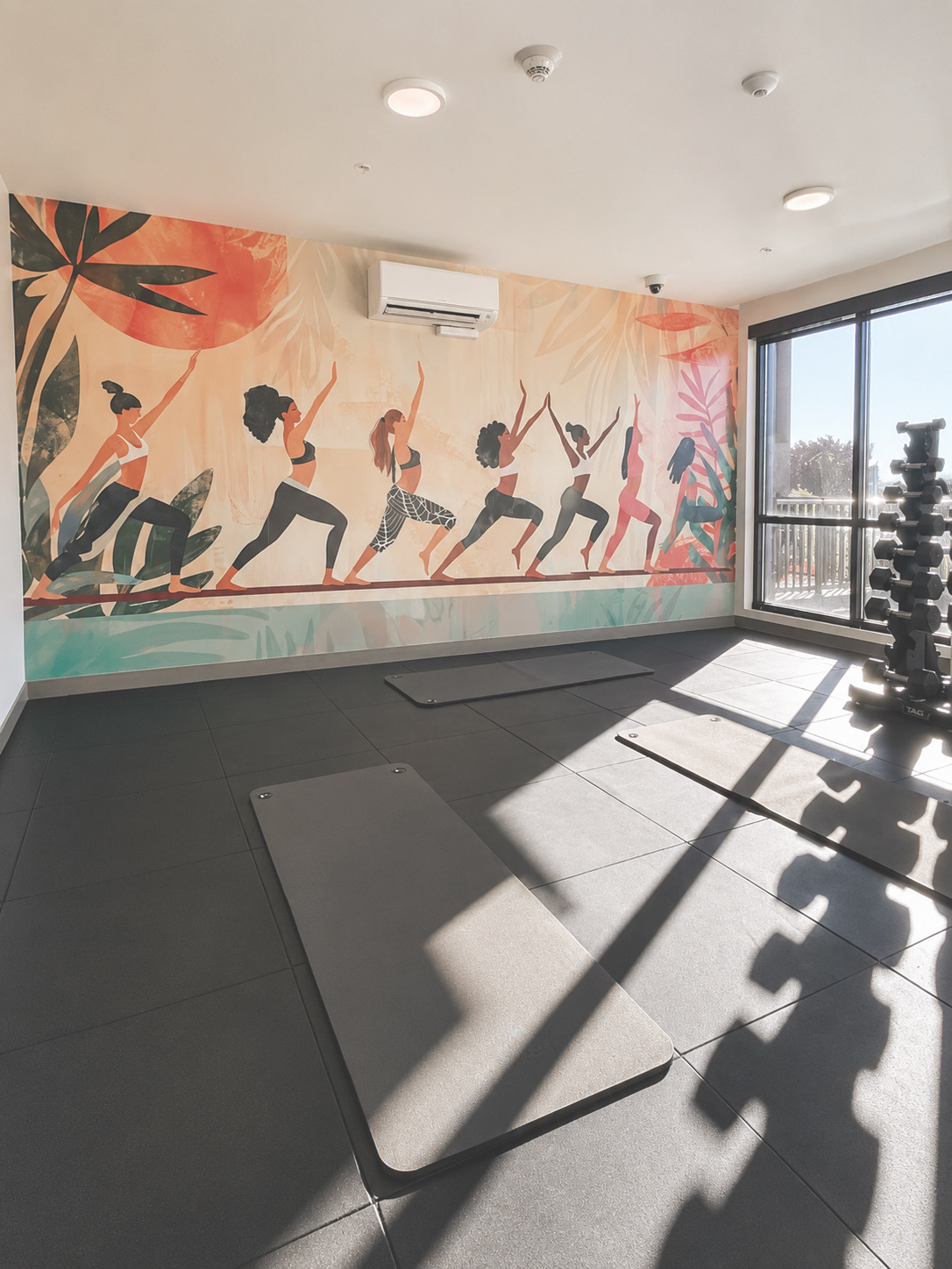 Clase presencial de yoga · Encuentro ATMA